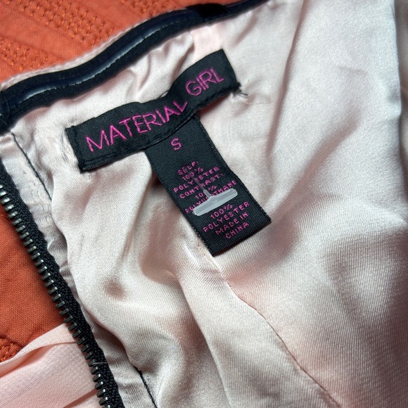 Material Girl Flirty Black and Pink Strapless Dress - Picture 2 of 9